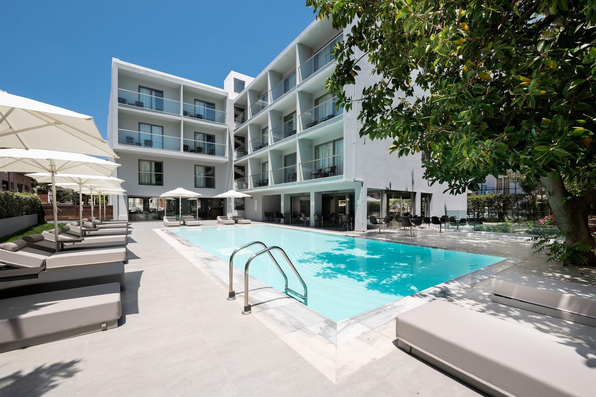 Oktober Downtown Boutique Hotel Rhodes City Ngoại thất bức ảnh